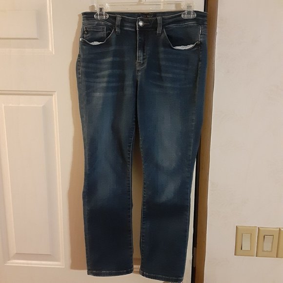 Judy Blue Capri Fit Cropped Comfort Stretch Women's Jeans 7/28 JB82154DK - Picture 4 of 7